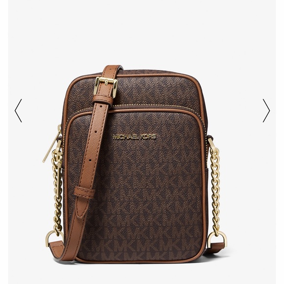 MICHAEL KORS 
Jet Set Travel Medium Logo Crossbody Flight Bag
Style # 35F1GTVC2B - Picture 4 of 16